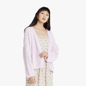 Wild Fable Pastel Pink & Purple Knit Cardigan 🤍
